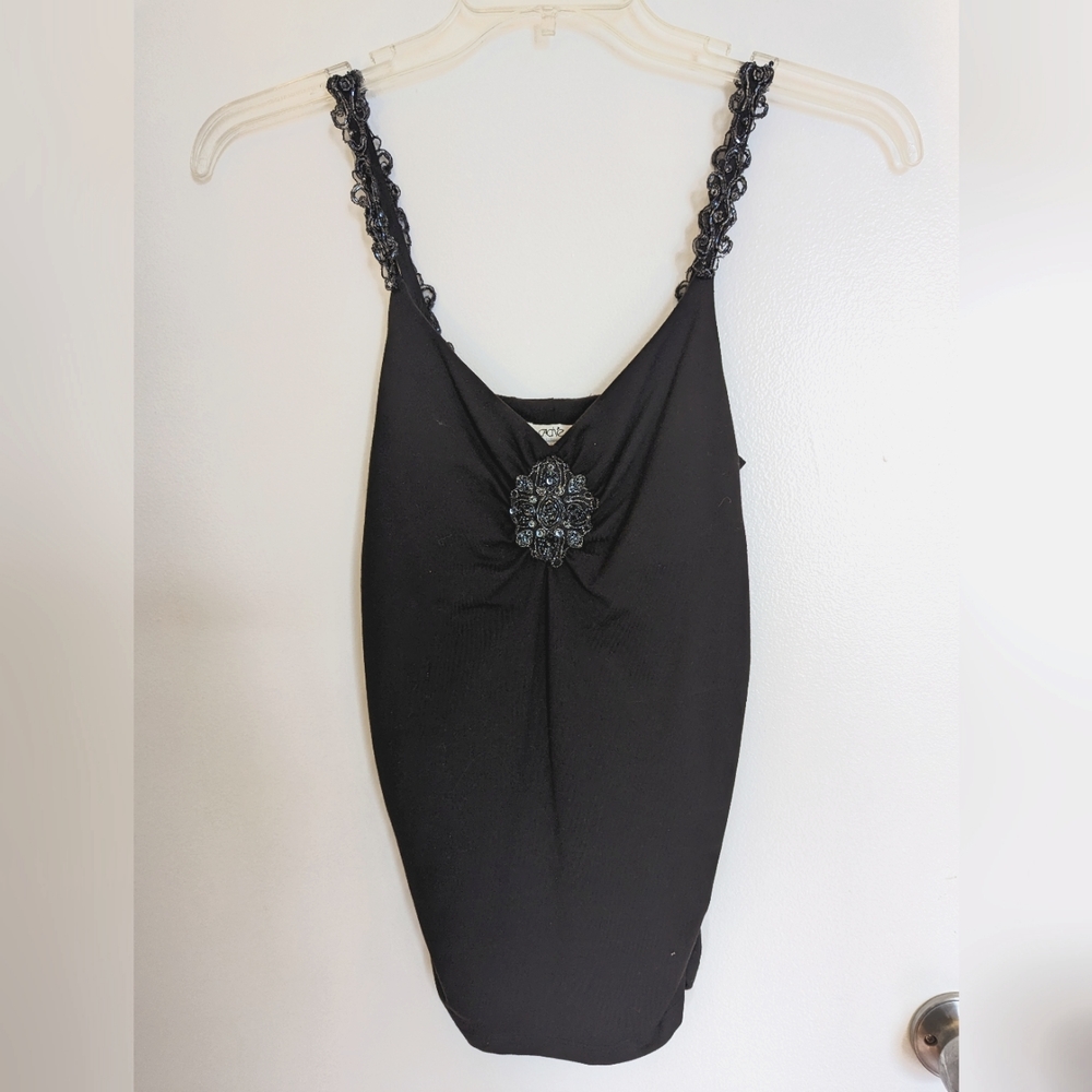 Cache Beadwork Tank Top